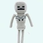 Minecraft Skelet Knuffel 20 Cm Met Pixelontwerp De Knuffel
