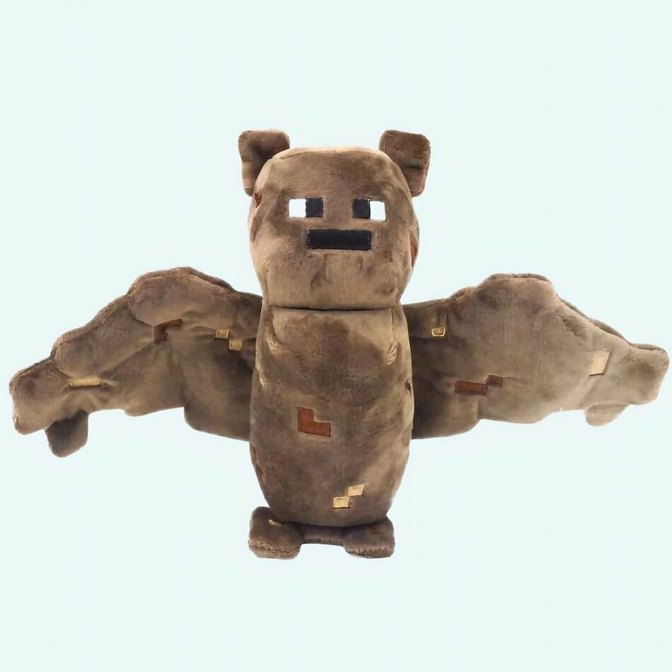 Minecraft Vleermuis Knuffel Pixelkunst Voor Minecraft Fans De Knuffel
