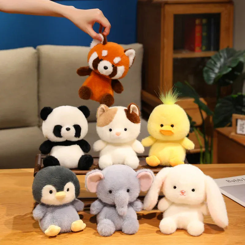 Mini Dieren Knuffel 17 cm | Kawaii Knuffeltje in 7 Dieren De Knuffel