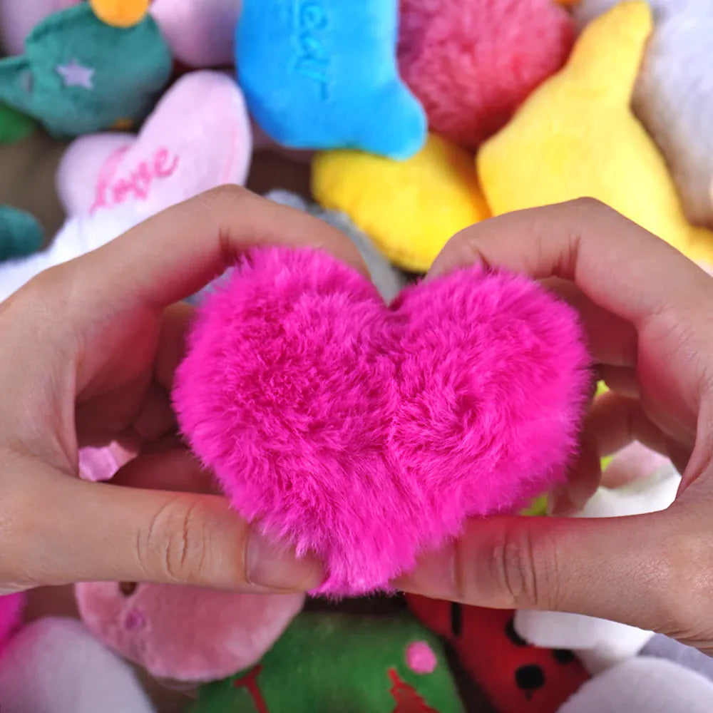 Mini Knuffeltjes 6 cm | Pluche Diertjes Konijn en Beer De Knuffel
