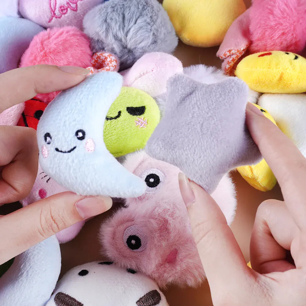 Mini Knuffeltjes 6 cm | Pluche Diertjes Konijn en Beer De Knuffel