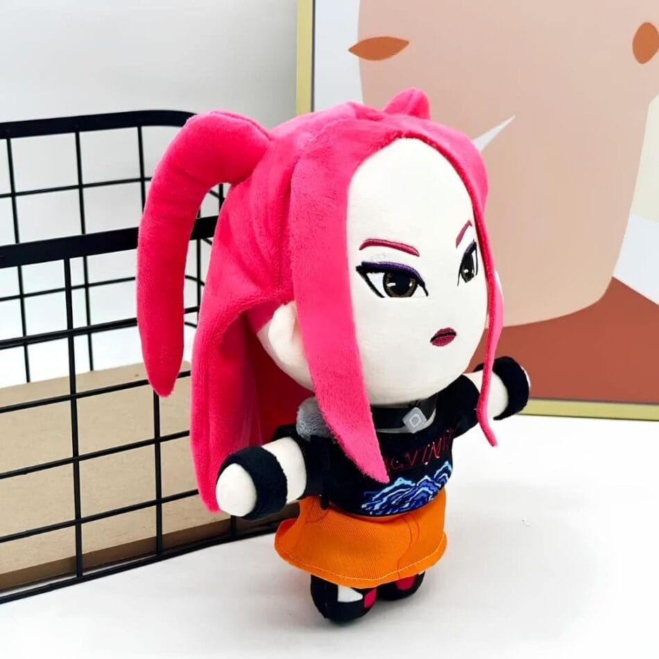 Mira Knuffel 23 cm Kpop Demon Hunters Roze Haar Rebel Heldin De Knuffel