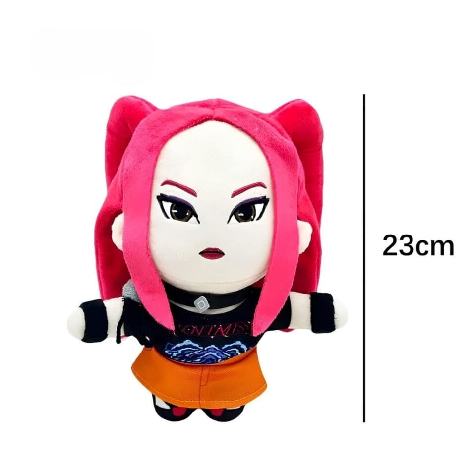 Mira Knuffel 23 cm Kpop Demon Hunters Roze Haar Rebel Heldin De Knuffel