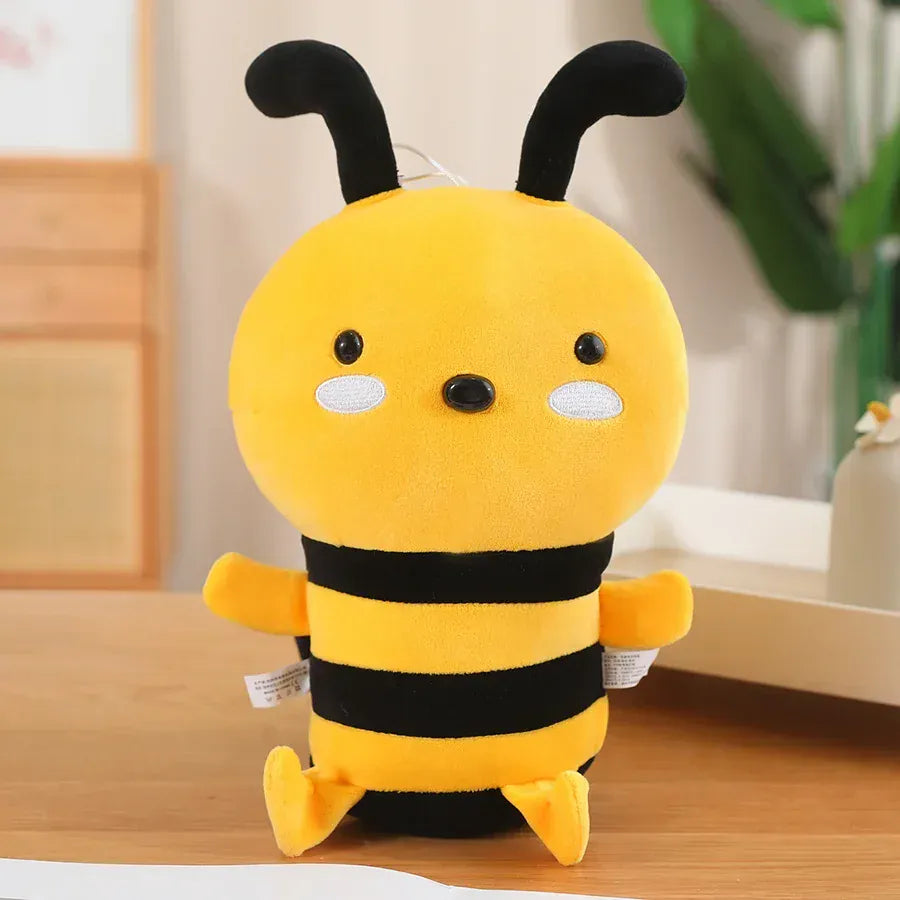 Mollige Bij Knuffel | Pluche Bijtje Sleutelhanger De Knuffel 20 cm