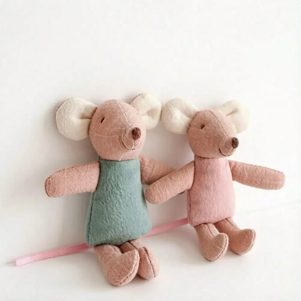 Muis Knuffel | Klein Stoffen Muisje in 9 Kleuren De Knuffel Geel