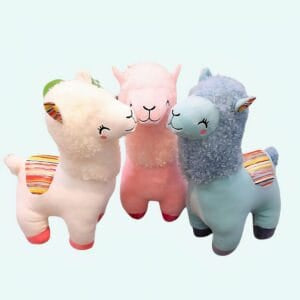 Multicolore Lama Knuffel Zacht en Duurzaam De Knuffel