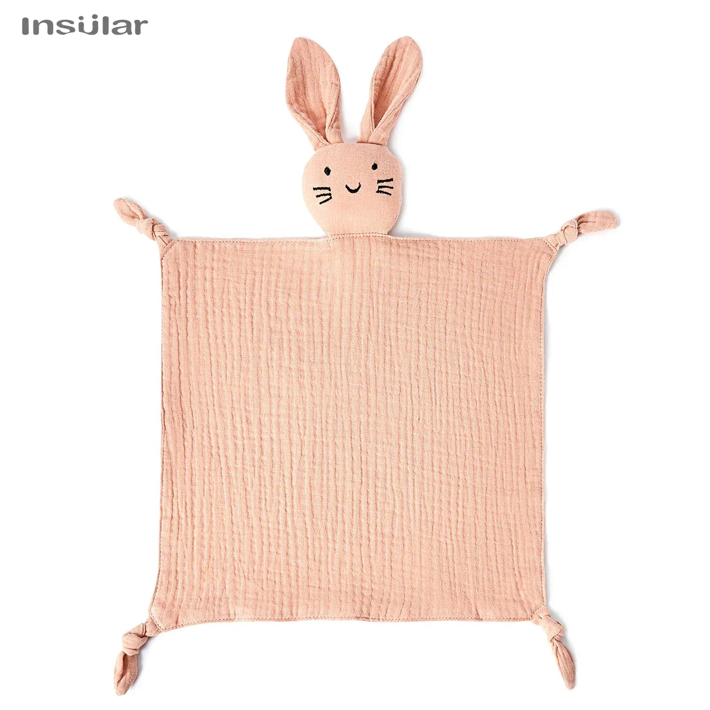 Muslin Baby Doek en Slabbetje Zacht De Knuffel pink / One size fits all