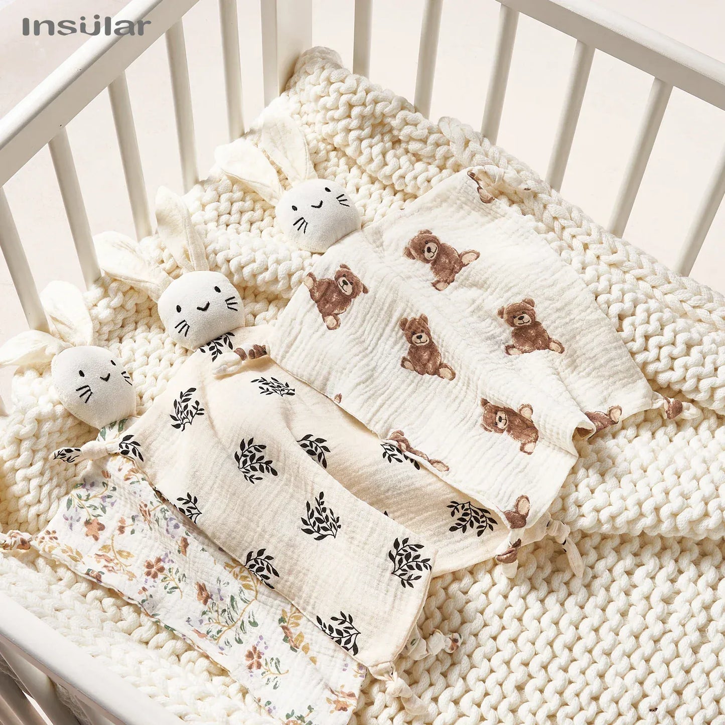 Muslin Baby Doek en Slabbetje Zacht De Knuffel