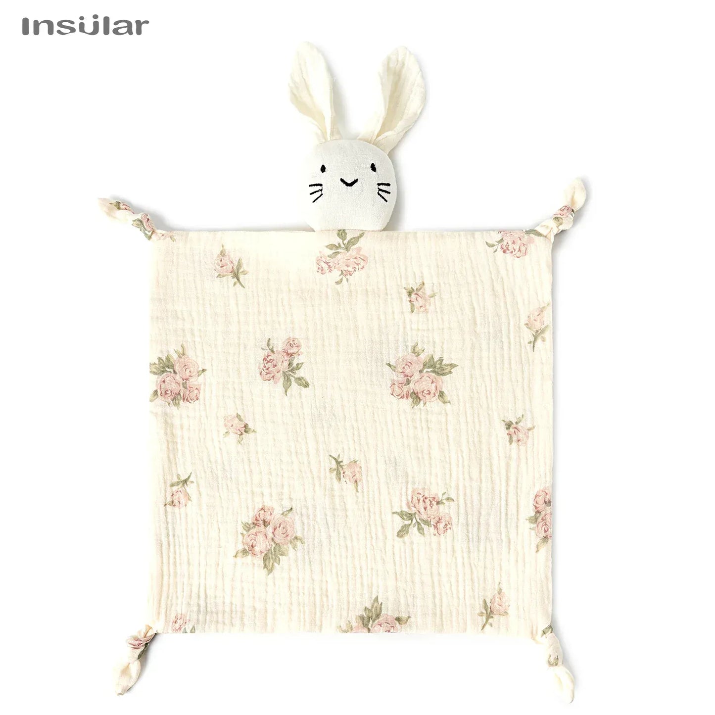 Muslin Baby Doek en Slabbetje Zacht De Knuffel rose / One size fits all
