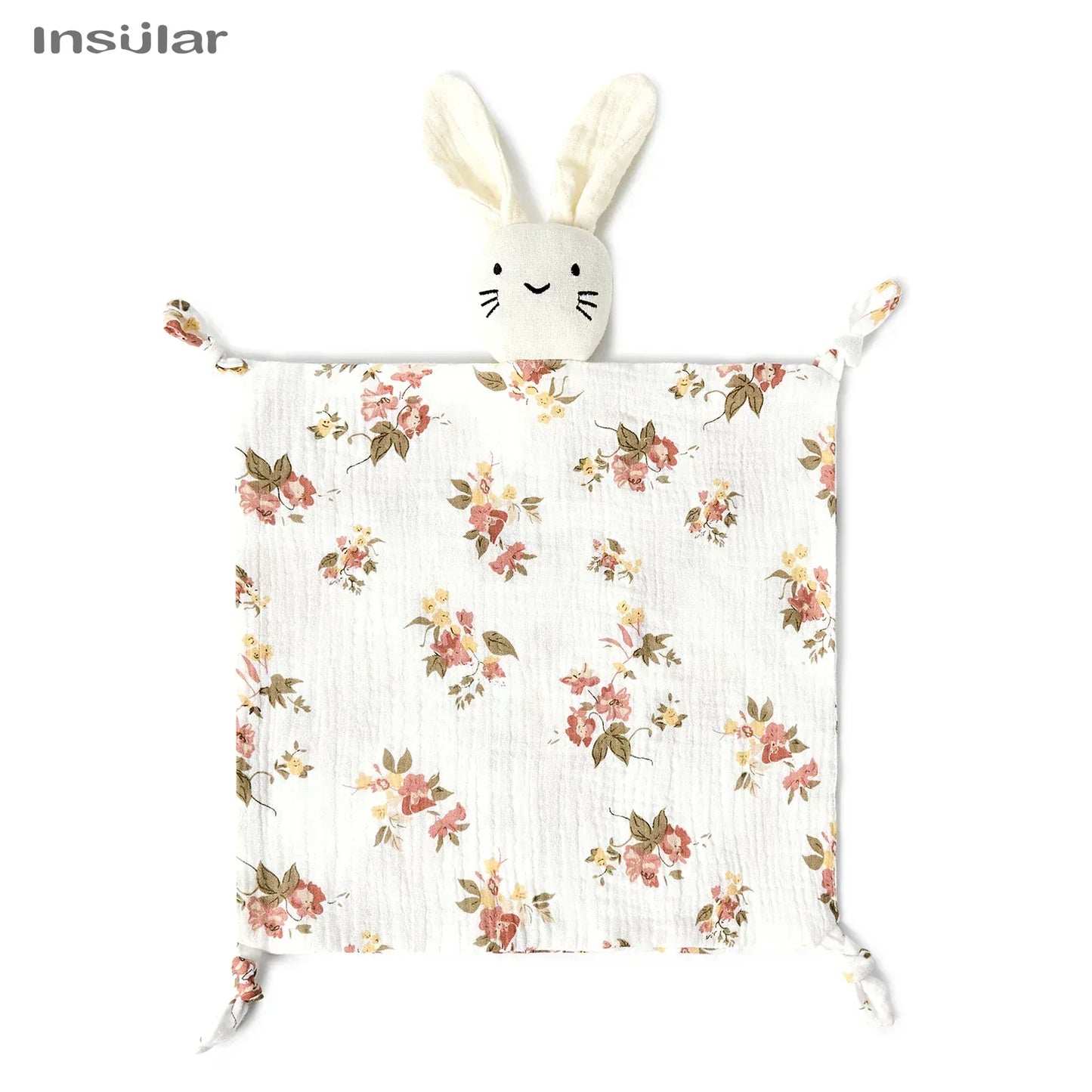 Muslin Baby Doek en Slabbetje Zacht De Knuffel pansy / One size fits all