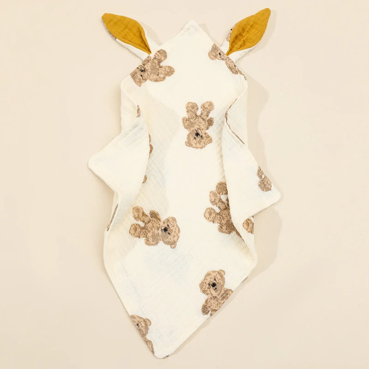 Muslin Baby Set Slabbetjes Doekjes De Knuffel Double bear