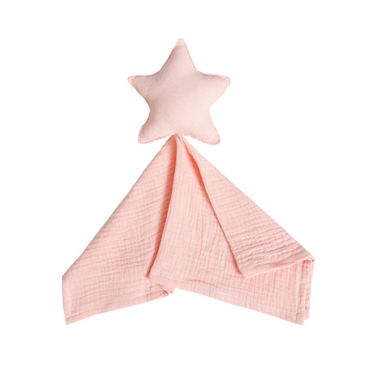 Muslingaas Baby Knuffel Bijtring De Knuffel Pink star