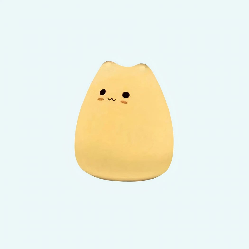 Nachtlampje Knuffel Katvormig Silicone Zacht Licht De Knuffel