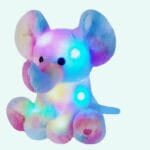 Nachtlampje Knuffel Olifant Met Warme Gloed En Rustgevende Melodie De Knuffel