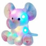 Nachtlampje Knuffel Olifant Met Warme Gloed En Rustgevende Melodie De Knuffel