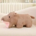 Nijlpaard Knuffel Met Open Mond Decoratieve Troostknuffel De Knuffel