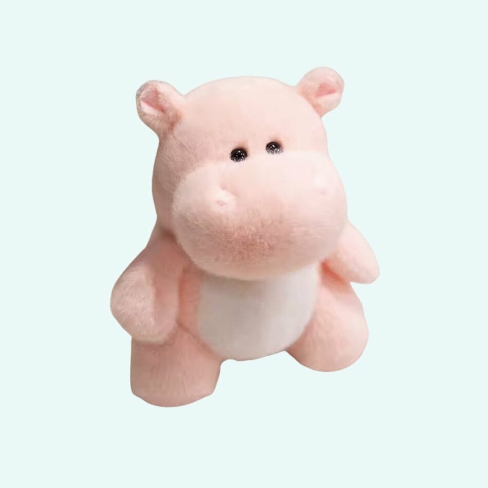 Nijlpaard Knuffel Staande Superzachte Pluche De Knuffel