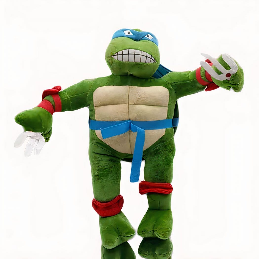 Ninja Turtles Knuffel Schildpad Zachte Kinderspeelknuffel De Knuffel blauw