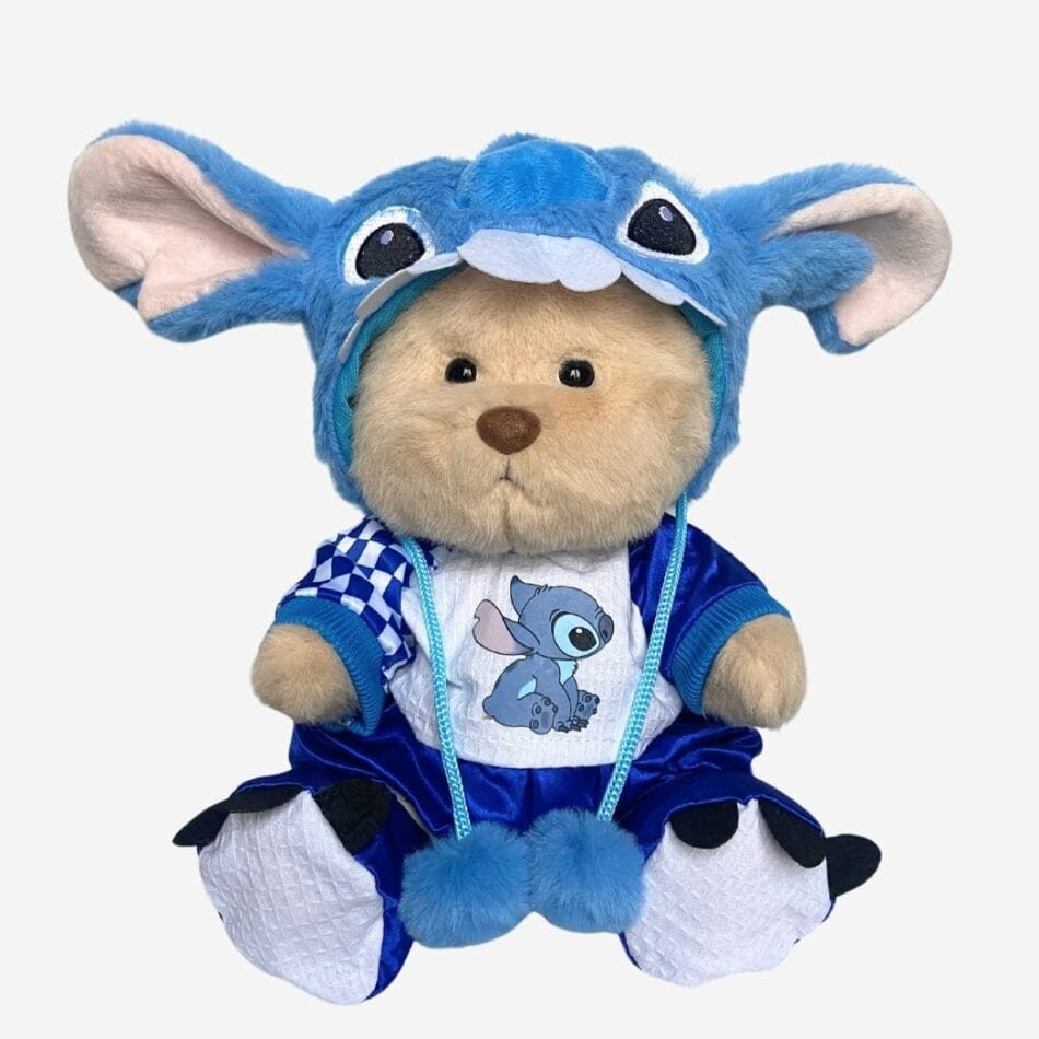 Nino L’Pluchen Beer Met Beweegbare Gewrichten In Stitch Kostuum De Knuffel