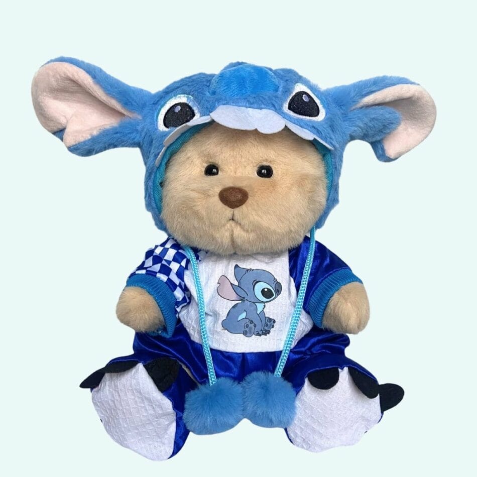 Nino L’Pluchen Beer Met Beweegbare Gewrichten In Stitch Kostuum De Knuffel