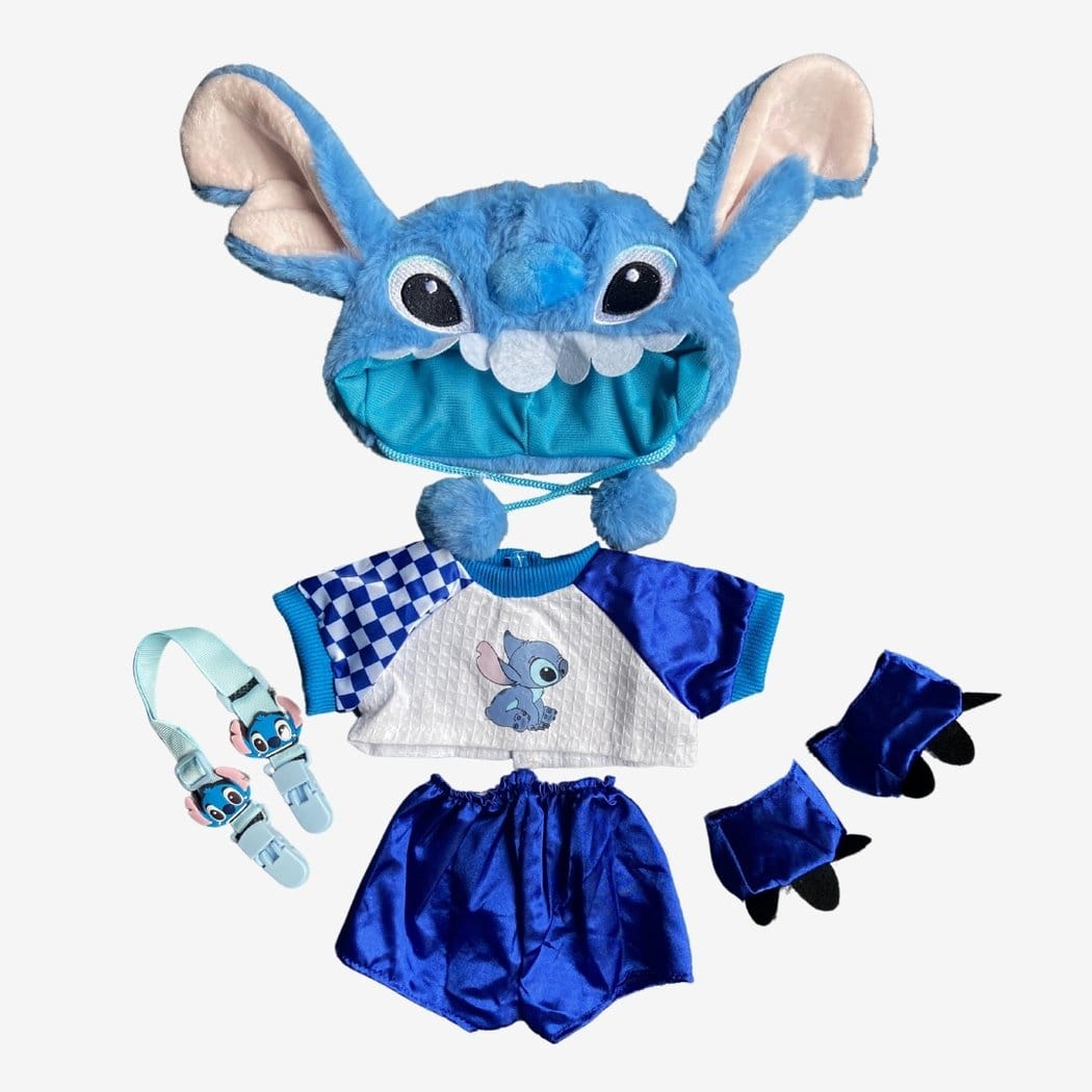 Nino L’Pluchen Beer Met Beweegbare Gewrichten In Stitch Kostuum De Knuffel alleen-kostuum