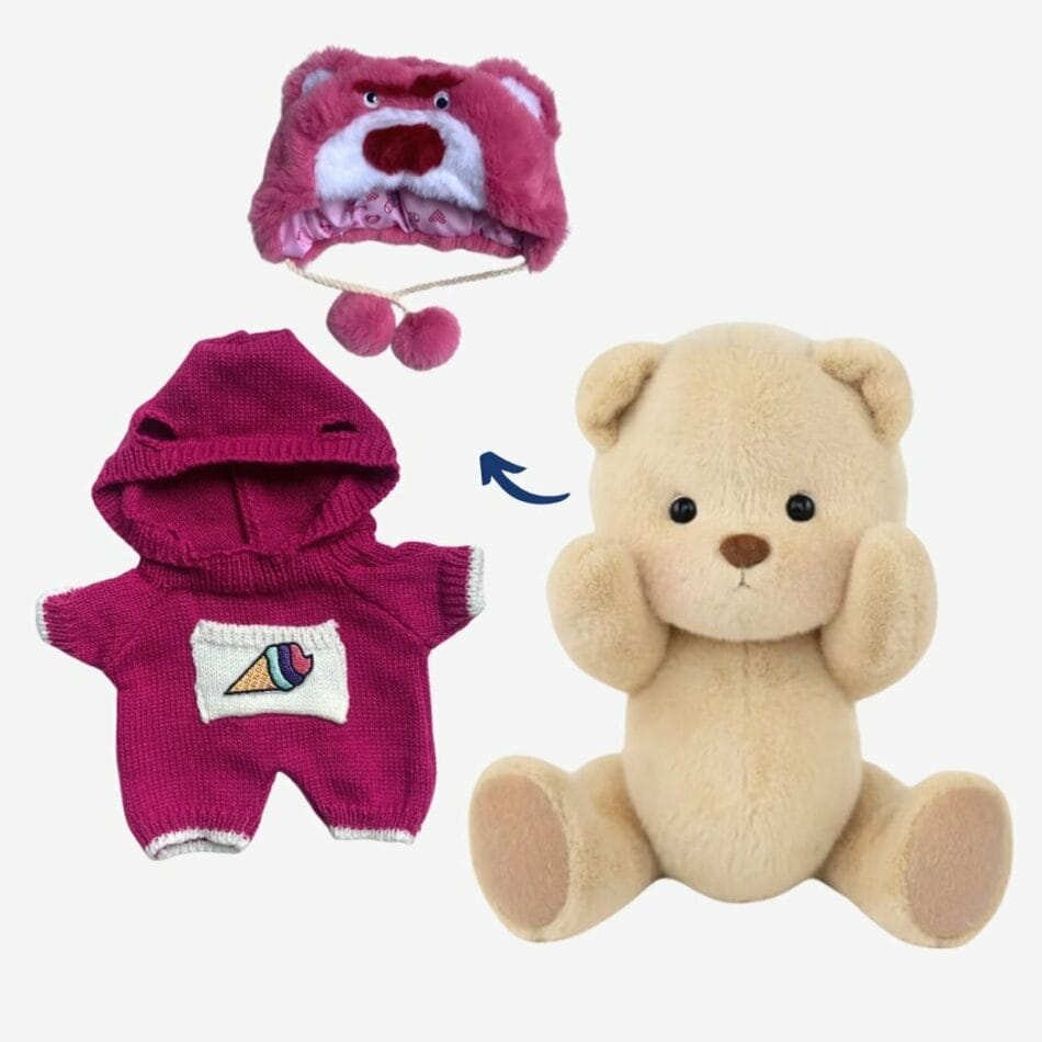 Nino Pluchen Beer Met Beweegbare Gewrichten In Lotso Kostuum De Knuffel