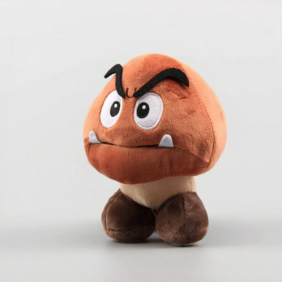 Officieel Gelicenseerde Knuffel Paddenstoel Boosaardig Mario De Knuffel