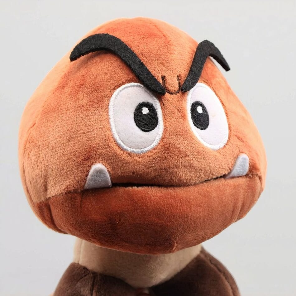 Officieel Gelicenseerde Knuffel Paddenstoel Boosaardig Mario De Knuffel
