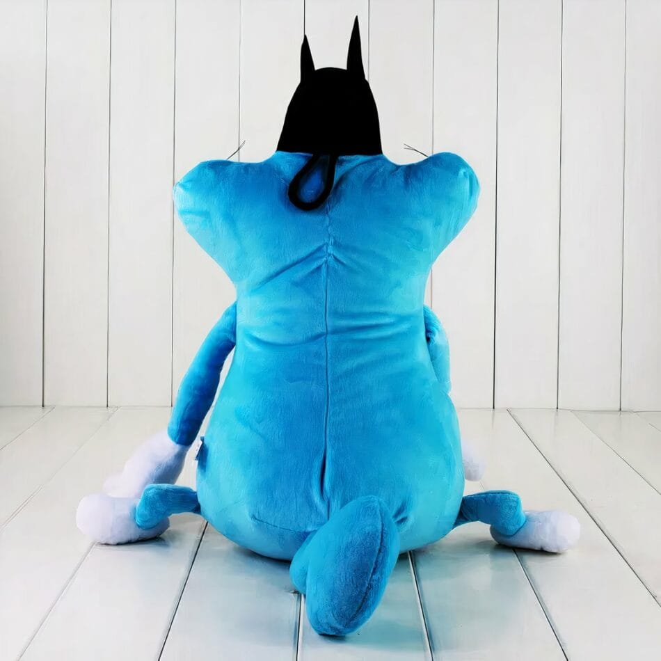 Oggy Blauwe Knuffel Kat van Pluche 40 cm Lengte De Knuffel