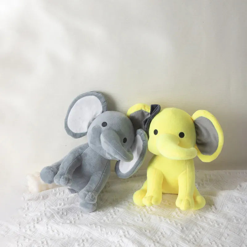 Olifant Knuffel 25 cm | Zachte Pluche Olifant in Kleuren De Knuffel