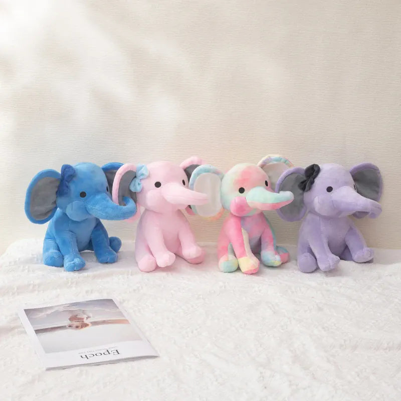 Olifant Knuffel 25 cm | Zachte Pluche Olifant in Kleuren De Knuffel