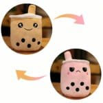 Omkeerbare Knuffel Bubble Tea Tweezijdig Schattig Voor Kinderen De Knuffel