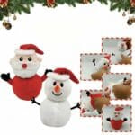 Omkeerbare Sneeuwman Knuffel Kerstman Zacht Troostend De Knuffel