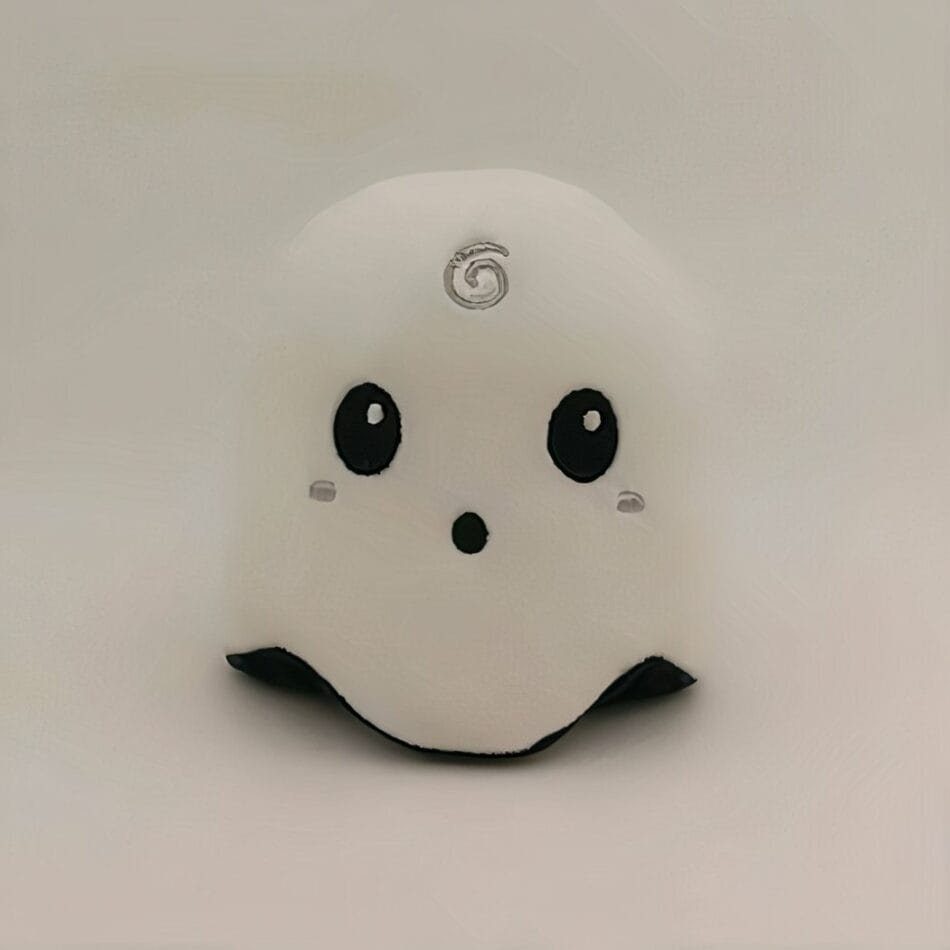 Omkeerbare Spook Knuffel Zwart Wit Met Fluorescerende Details De Knuffel