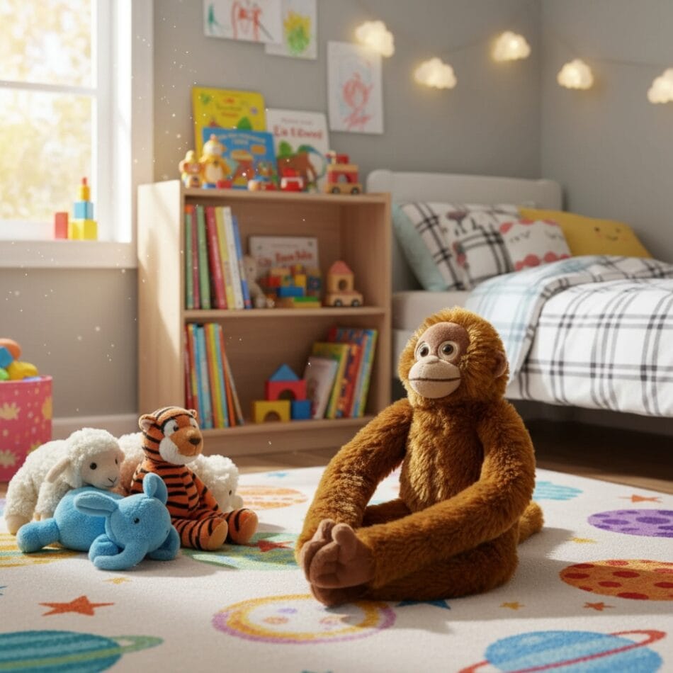 Orang-oetan Knuffel Grimpeur Met Lange Armen Speelvriend De Knuffel