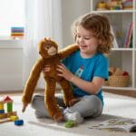 Orang-oetan Knuffel Grimpeur Met Lange Armen Speelvriend De Knuffel