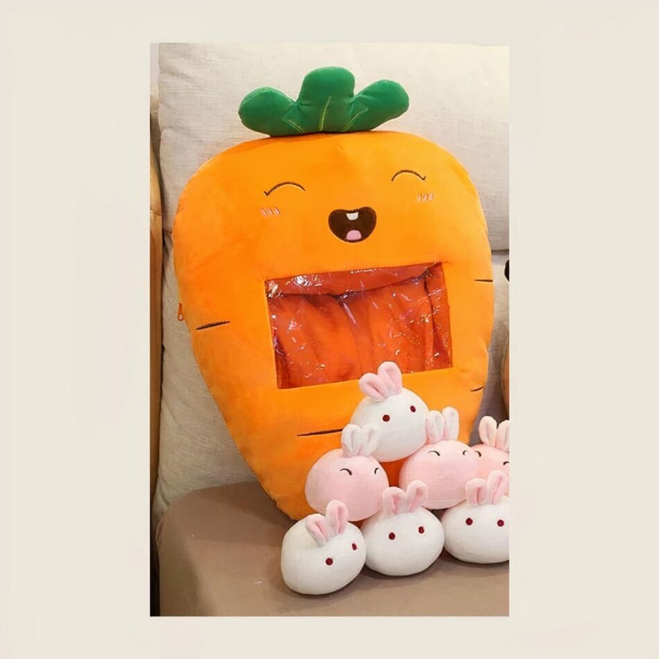 Oranje Carotte Knuffel Surprise Ultra Zacht Wortelvormige Speelknuffel De Knuffel