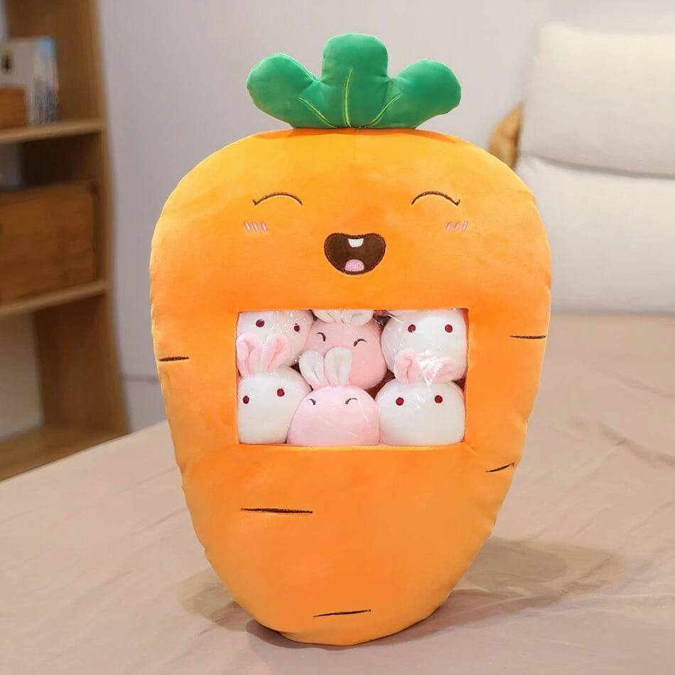 Oranje Carotte Knuffel Surprise Ultra Zacht Wortelvormige Speelknuffel De Knuffel
