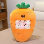 Oranje Carotte Knuffel Surprise Ultra Zacht Wortelvormige Speelknuffel De Knuffel