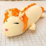 Oranje Draakknuffel Met Kussen Zachte Droomknuffel De Knuffel