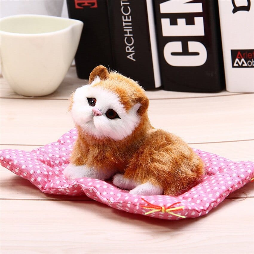 Oranje Kat Knuffel Auto Decoratie En Troostknuffel De Knuffel