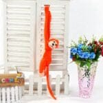 Oranje Knuffel Aap Met Lange Staart Kawaii Pluche Speelgoed De Knuffel