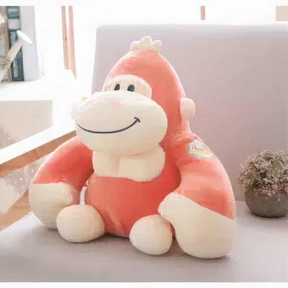 Oranje Knuffelgorilla Voor Kinderen Speels Knuffelmaatje De Knuffel