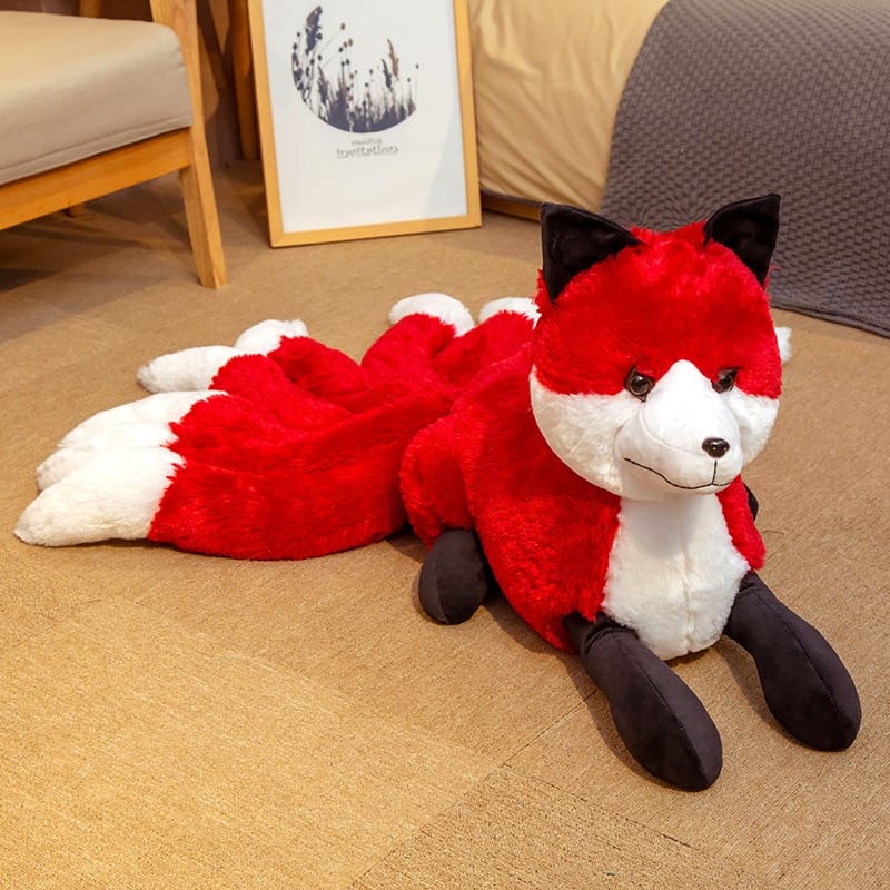 Oranje Vos Knuffel Met Zachte Vacht Geïnspireerd Op Kitsune De Knuffel