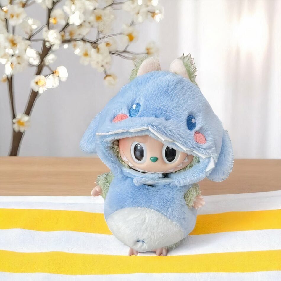 Originele Labubu Knuffeloutfit Met Pluizig Dierenvriendje Kostuum De Knuffel