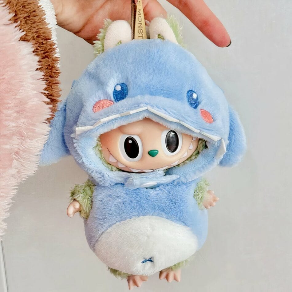 Originele Labubu Knuffeloutfit Met Pluizig Dierenvriendje Kostuum De Knuffel