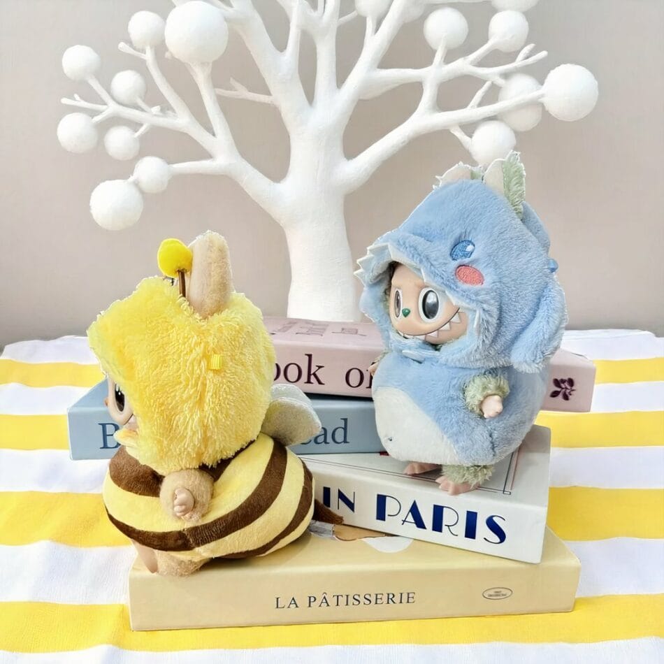 Originele Labubu Knuffeloutfit Met Pluizig Dierenvriendje Kostuum De Knuffel