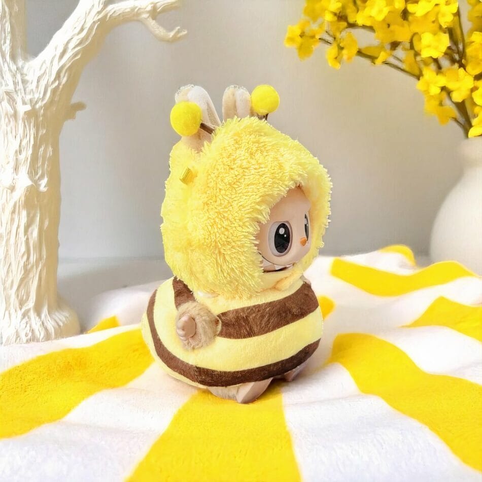 Originele Labubu Knuffeloutfit Met Pluizig Dierenvriendje Kostuum De Knuffel