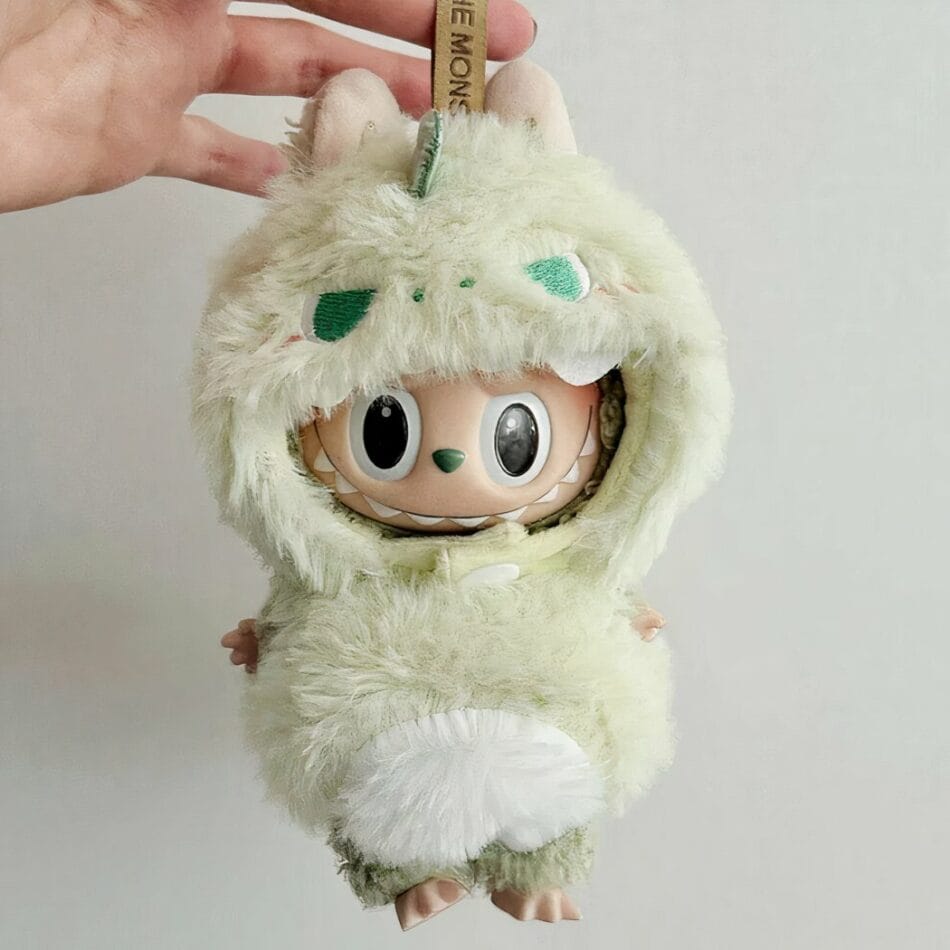 Originele Labubu Knuffeloutfit Met Pluizig Dierenvriendje Kostuum De Knuffel
