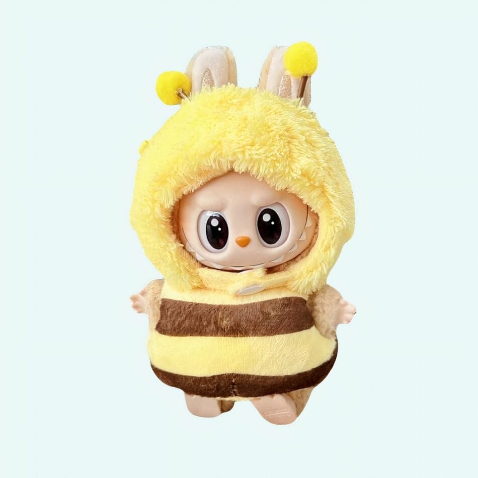 Originele Labubu Knuffeloutfit Met Pluizig Dierenvriendje Kostuum De Knuffel